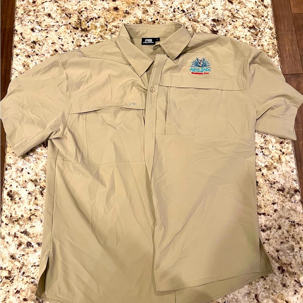 ProSwag Performance Fishing Shirt- Sands Tan